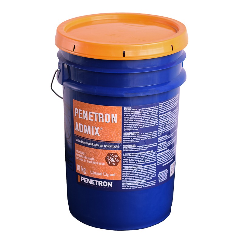 PENETRON ADMIX COM RASTREADOR SOLUVEL BALDE 18 KG PENETRON ADMIX COM RASTREADOR SOLUVEL BALDE 18 KG